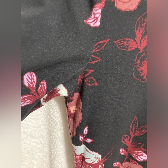 MUDD Medium Floral Dress Burgandy Multicolor Stretch EUC! E9163 - Picture 12 of 15